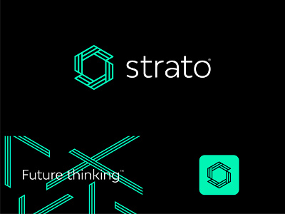 Strato® app brand brand design branding freelance geometric hexagon logo logo designer logodesign s software symbol tech typography vector visual identity