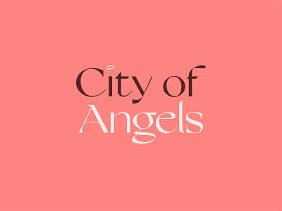 City of Angels advertising brand color creative explore font freelance designer graphic design holiday la lettering los angeles typography usa vacation vector