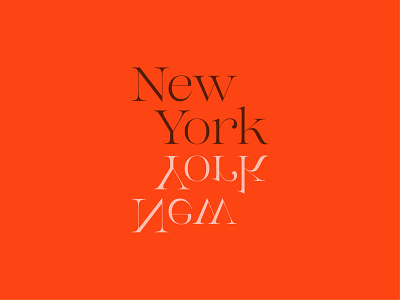 New York, New York advertising city designer font graphic design lettering marketing campaign new york new york city new yorkers reflection typography typography art typography design united states usa
