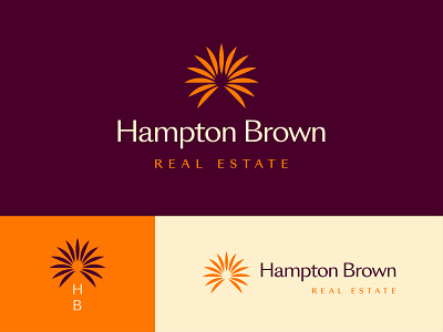 Hampton Brown // Brand Identity brand brand identity branding california leaf logo logo logo design palm tree paradise property logo real estate realtor travel