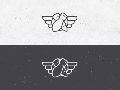 ROF 59 badge bomb brand crest identity logo logomark minimal texture vintage weapon wings