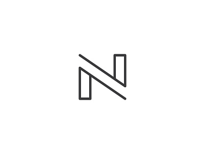 Number 77 7 brand icon identity letter logo logomark minimal n number