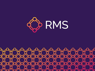 RMS Logo & Pattern brand branding geometric gradient icon identity logo logomark mark pattern symbol