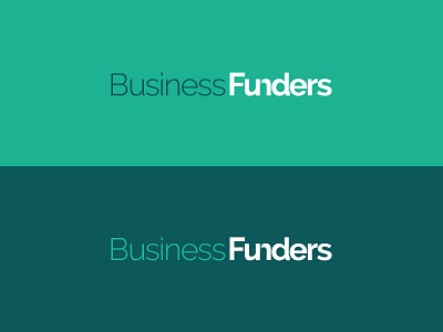 Business Funders brand branding identity link logo mark shadow symbol type typography wordmark