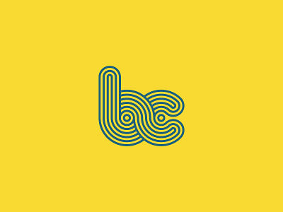 b then c b brand c connect identity letter lines link logo logomark typography