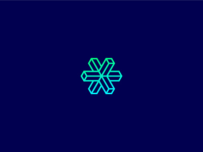 3D Cross 3d block brand cross cube geometric identity logo mark optical symbol