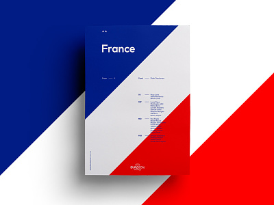 UEFA EURO 2016 Poster Series country design europe football geometric graphic minimalist pattern poster print soccer