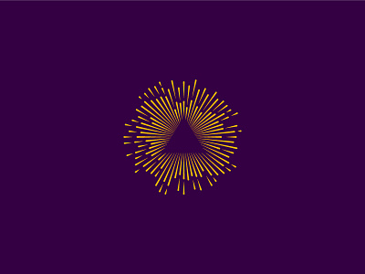 Sunburst Triangle brand circle geometric identity logo optical square star sun sunburst symbol triangle