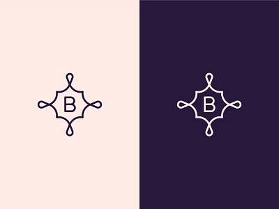 Beauty B (2) b beauty brand floral flower identity letter logo luxury pattern