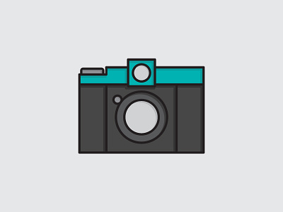 Diana F+ art brand camera design flash graphic icon iconography lens logo photo photography