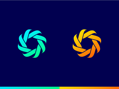 Spin – Colour Variations abstract brand circle core geometric icon identity logo mark radial spin symbol