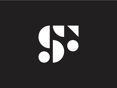 SF brand f geometric identity lettering logo mark monogram s symbol type typography