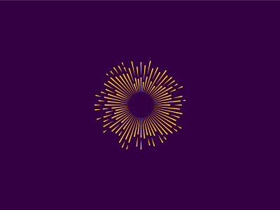 Sun's Out abstract brand design geometric logo radial sun sunburst symbol
