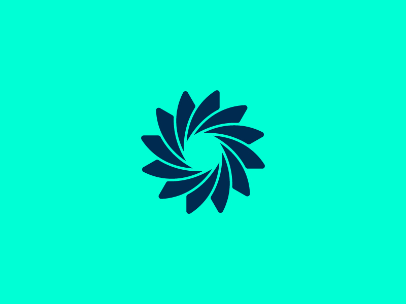 Fusion Variations abstract branding digital geometric logo design logo symbol rotate spiral