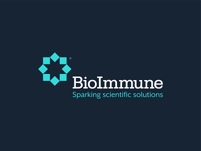 BioImmune // Logo abstract brand branding design geometric icon identity letter logo logomark mark medical symbol type typography vector