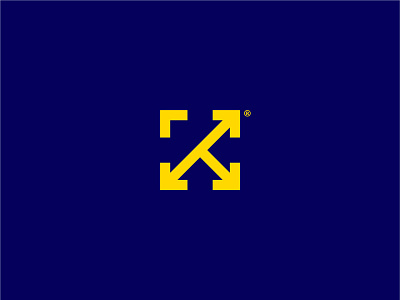 K Arrow abstract arrows box brand branding design frame geometric graphic icon identity illustration letter logo mark optical symbol type typography vector