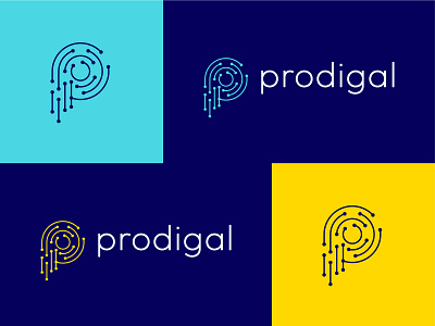 Prodigal // 3 abstract app brand branding design geometric graphic design icon identity illustration letter lettering logo mark p symbol typography ui vector web