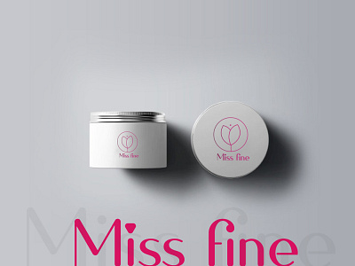 miss fineee branding cosmetics design illustration logo