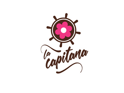 Logo para La Capitana branding design illustration logo