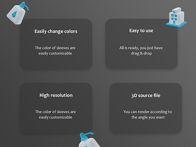 COVID-19 3D ICONS FOR UI DESIGN