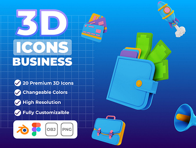 3d icons business 3d art background cartoon concept cute design graphic design illustration ui