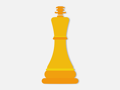 King Reklam / King Advertisement ads advertisement brand chess chess king company flat golden king logo trademark vector