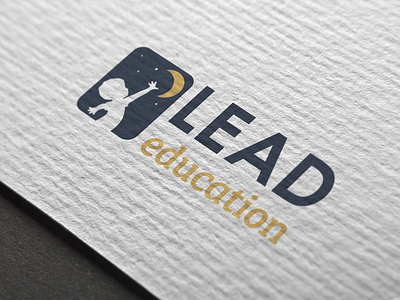 LEAD Logo apply branding children discover education engage identity illustrator kids learn logo