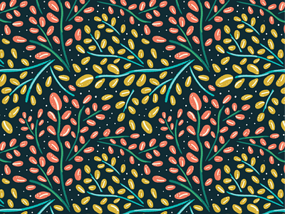 Uninhabited Pattern cactus collection desert flowers foliage motifs pattern seamless