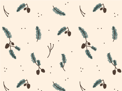 Holiday Pattern Collection - Pinecones