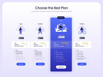 Pricing Table 2d clean design flat health illustration medical minimal pricing pricing page pricing plan pricing table simple ui ux web webdesign