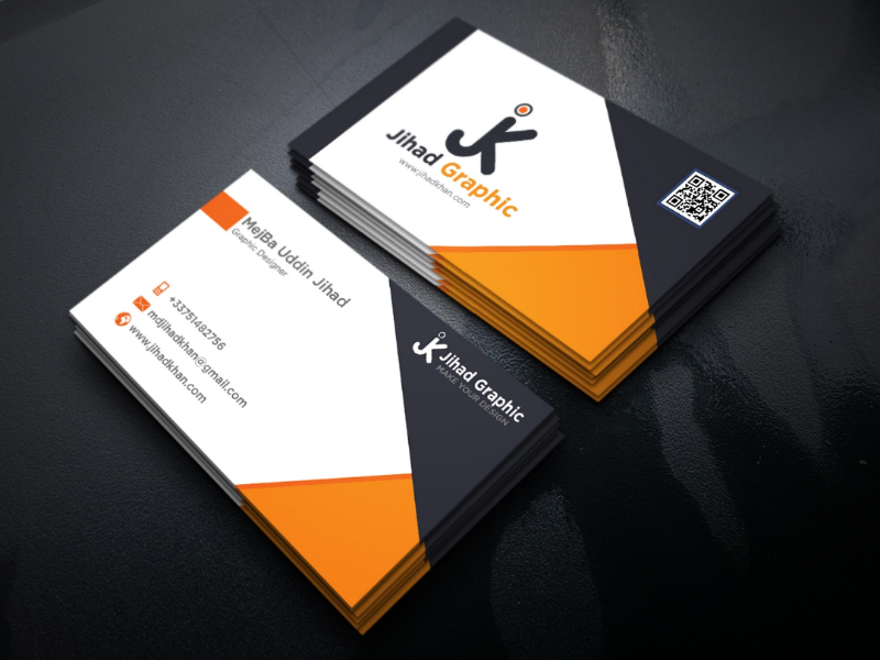 Business card design by MejBa Uddin Jihad on Dribbble