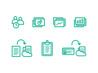 Fintech Icons II by Jorge Escamilla - Dribbble