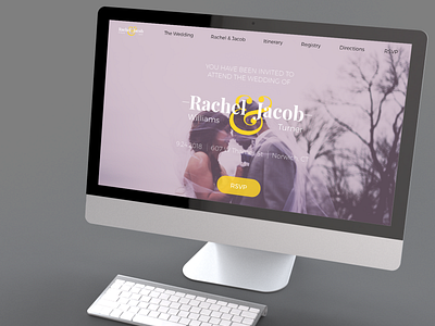 Wedding Registry mockup