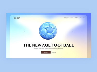 The New Age Football. design flat graphic design minimal typography ui ux web website