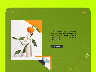 Sustainibility art design flat graphic design minimal typography ui ux web website