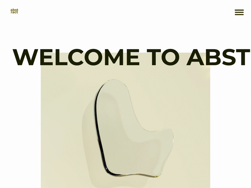Abstract World animation design flat graphic design minimal typography ui ux web website