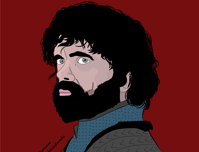 Tyrion Lannister - Illustration 2d graphics comic design digital art digital design gameofthrones graphic design illusration lannister tyrion tyrion lannister