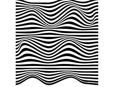 Line Art black white illustration lineart lines waves