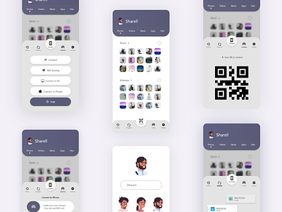 File sharing app app app design file sharing files filesharing mockup sharing ui ui design uiux ux ux design