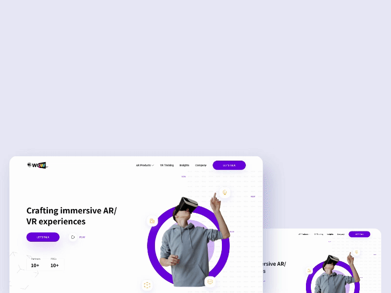 Agency Landing page - WoWExp Technologies