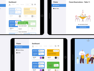 Table booking app iPad/Tab app app design app ui appui booking booking app ipad mockup reservation restaurant restaurant app restaurant booking restaurant reservation tab table table booking table reservation tablet tablet app ui