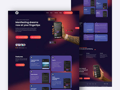 Landing page - Product based company agency agency landing page app website branding company landing page home page landing page product product website redesign uiux web design website website design