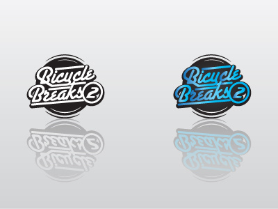 Bicycle Breaks concept dj graphic design icon logo mixtape