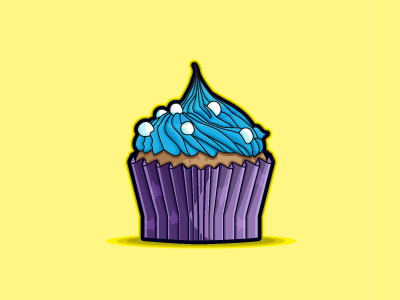 Cupcake cupcakes graphic design illustration tasty vector