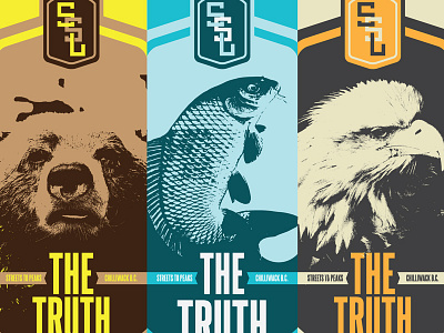 Truth Decks bear board canada chilliwack concept deck eagle fish illustration rejects skateboard truth