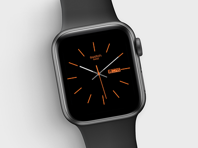 Swatch SR1130W 錶面 concept design ui uidesign watch