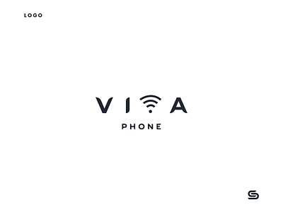 Viva Phone - Cellphone Carrier Logo branding daily logo dailylogochallenge design flat illustration illustrator logo logo challenge logo design logomark minimal vector