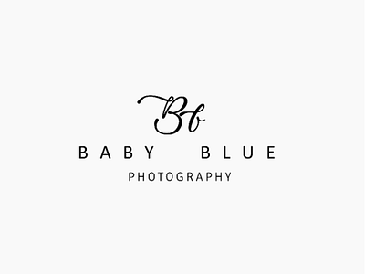 Baby Blue Photography Logo daily logo flat illustration illustrator logo challenge logo design vector