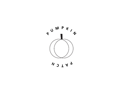 Pumpkin Patch logo adobe flat illustration illustrator logo challenge logo design vector