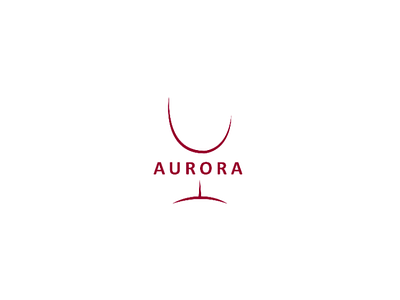 Aurora - Winery logo adobe flat illustration illustrator logo challenge logo design vector